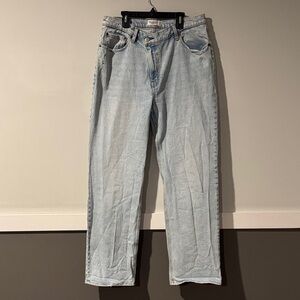 Abercrombie & Fitch Light Wash High Rise Jeans